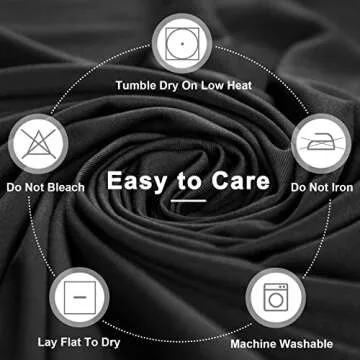 OutdoorLines Fitted Black Tablecloth for Events and Parties