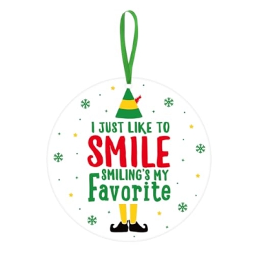 Funny Buddy The Elf Christmas Tree Ornament - Perfect Holiday Gift