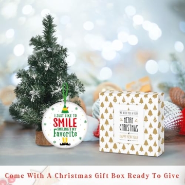 Buddy The Elf Christmas Ornament - Funny Holiday Gift