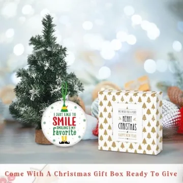 Buddy The Elf Christmas Ornament - Funny Holiday Gift