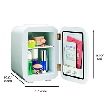 Flawless Mini Beauty Fridge for Skincare Makeup Beverages