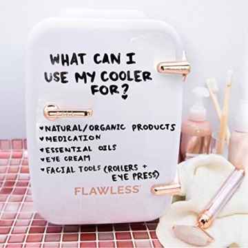 Flawless Mini Beauty Fridge for Skincare Makeup Beverages