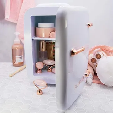 Flawless Mini Beauty Fridge for Skincare Makeup Beverages