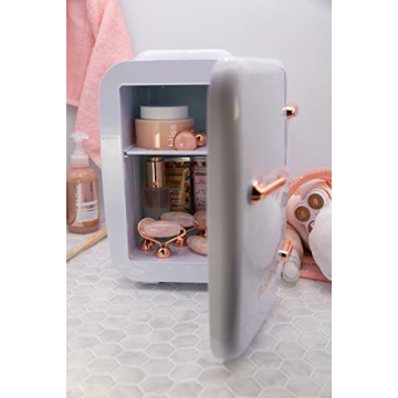 Flawless Mini Beauty Fridge for Skincare Makeup Beverages