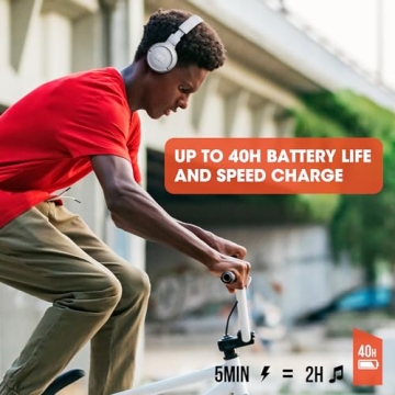 JBL Tune 510BT Headphones - Long Battery & Foldable Design