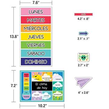 Carson Dellosa Happy Place Spanish Calendar for Kids