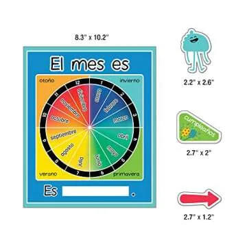 Carson Dellosa Happy Place Spanish Calendar for Kids