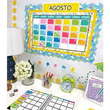 Carson Dellosa Happy Place Spanish Calendar for Kids