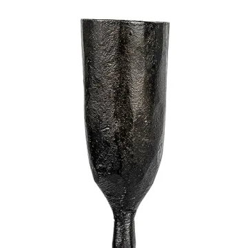 Creative Co-Op Hand-Forged Black Candelabra for 5 Tapers