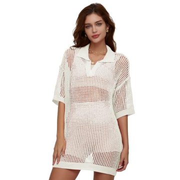 Stylish DEEP SELF Crochet Beach Coverup for Summer 2024