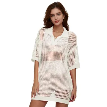 Stylish DEEP SELF Crochet Beach Coverup for Summer 2024