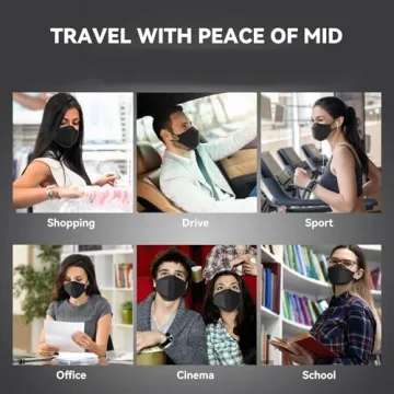 Keangs KN95 Face Masks 50 Pack - Adults and Teens