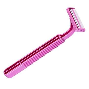 50x Personna Womens Disposable Razors Pink Twin Blade W/Lubricating Strip