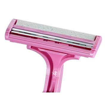 50x Personna Womens Disposable Razors Pink Twin Blade W/Lubricating Strip