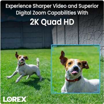 Lorex 2K Indoor WiFi Security Camera for Home, Pet Cam, Baby Cam - Mobile App, IR Night Vision, Pers...