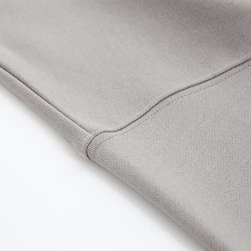 Amazhiyu Women's Cotton French Terry Cropped Hoodie Gray Medium