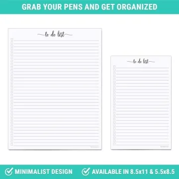 Premium 321Done To-Do List Notepad - 50 Sheets, USA Made