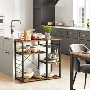 VASAGLE ALINRU Kitchen Baker’s Rack for Stylish Storage and More