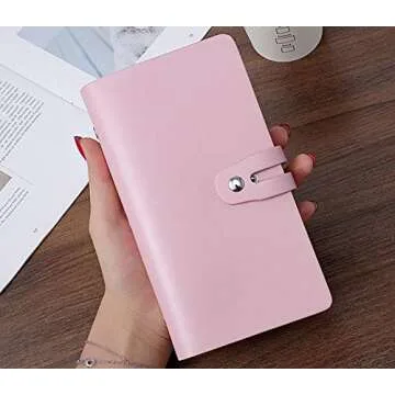 JERLA RFID Blocking Leather Card Holder Book for All