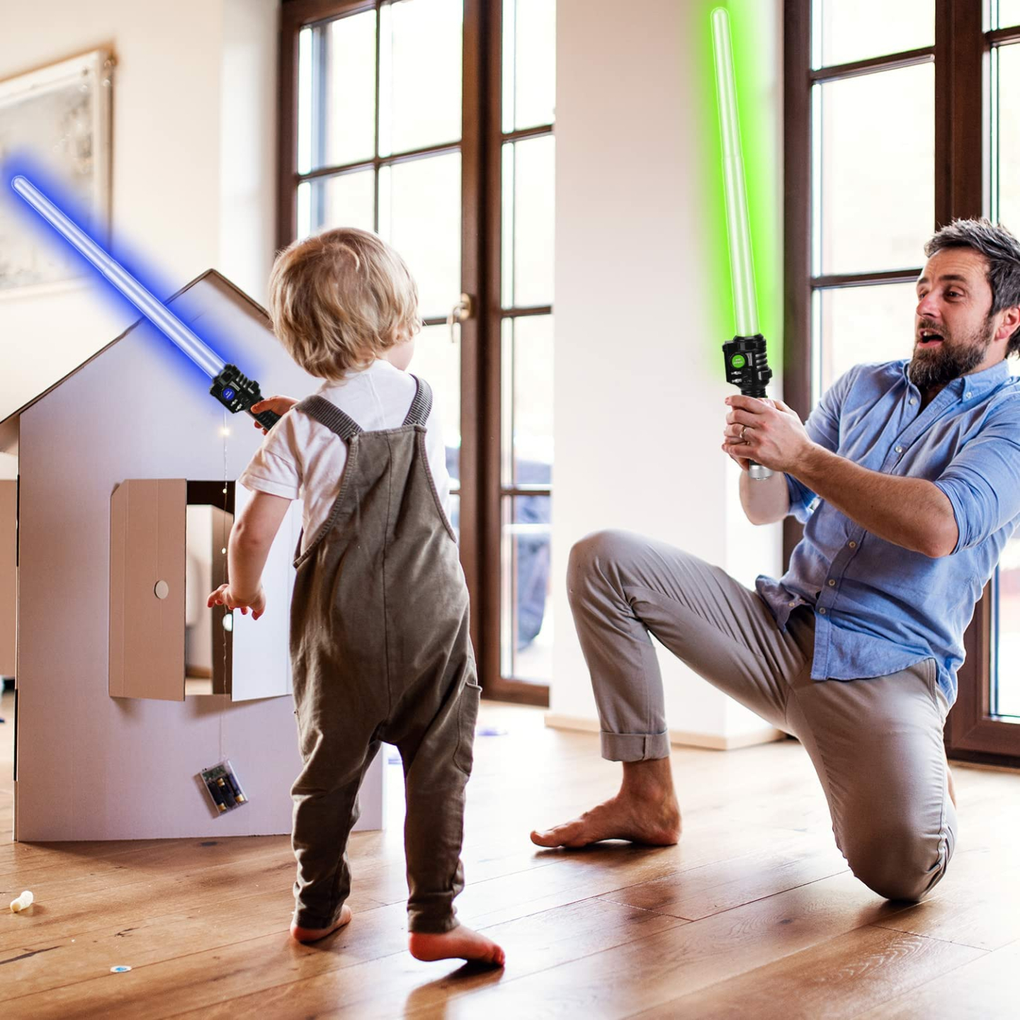 Light Up Saber Set - Exciting LED Swords for All Ages