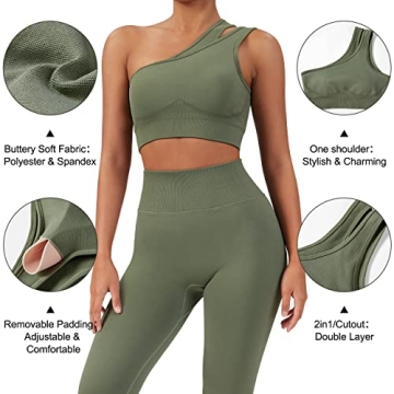 OMKAGI Workout Set for Women - Stylish and Supportive Gym Gear