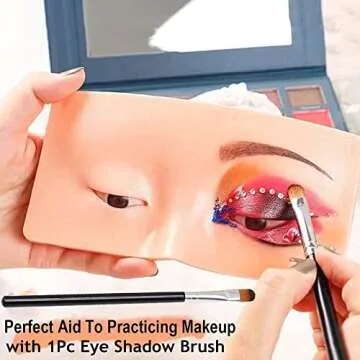 Realistic Silicone Makeup Practice Face Board for Artists
