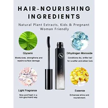 Aymaloy Hair Gel Hair Styling Tool, 2 Pack Anti-Frizz Finishing Stick for Frizzy Hair- Travel Size, Organic, Not Tested On Animals, Unscented, Unisex