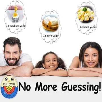 Lasubst Color Changing Egg Timer for Perfect Boiling Eggs