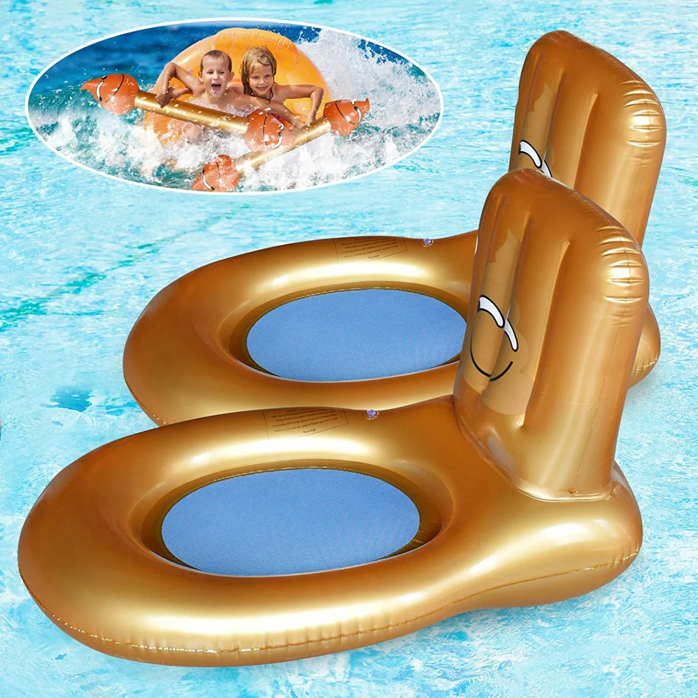 BAKAM Inflatable Battle Rafts for Summer Fun