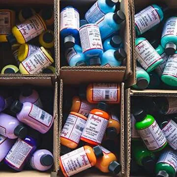 Angelus Leather Paint Set of 12 - Vibrant Colors for Customization