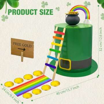 Bailiyake St. Patrick's Day DIY Leprechaun Trap Kit St Patricks Day Party Decorations DIY to Catch a...