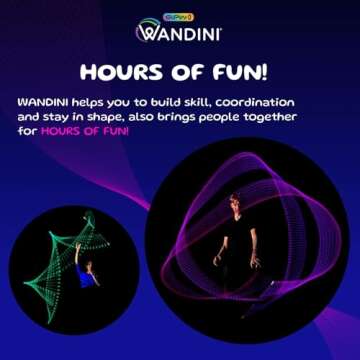 Wandini Glow.0 Magic Collapsible LED Levitation Wand