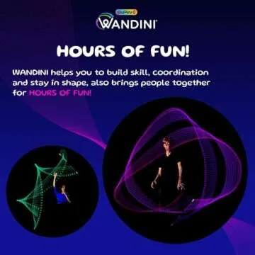 Wandini Glow.0 Magic Collapsible LED Levitation Wand