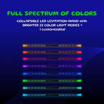 Wandini Glow.0 Magic Collapsible LED Levitation Wand