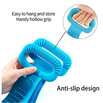 Extra Long Silicone Back Scrubber for Men Women