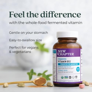 New Chapter Fermented Vitamin B12 for Energy and Blood Health