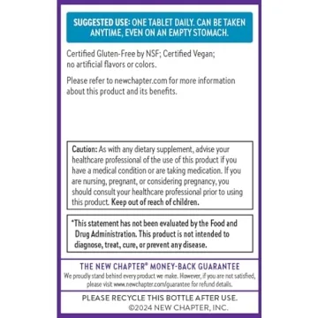 New Chapter Fermented Vitamin B12 for Energy and Blood Health