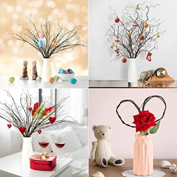 FLOERVE 12 Pcs Curly Willow Branches for Decor