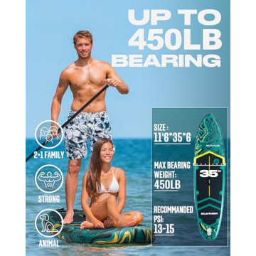 Skatinger Inflatable Paddle Board for Family Fun and Stability