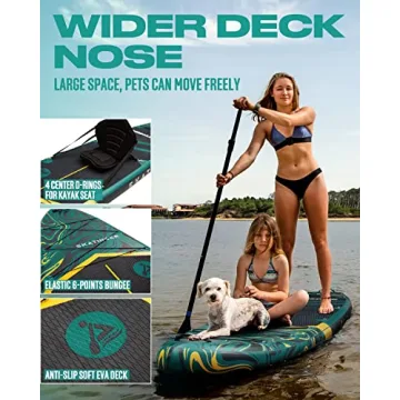 Skatinger Inflatable Paddle Board for Family Fun and Stability