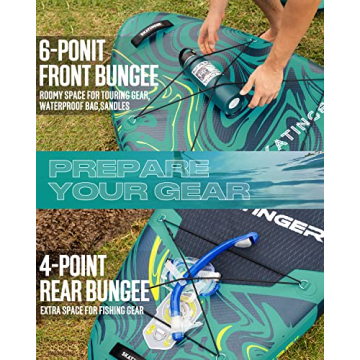 Skatinger Inflatable Paddle Board for Family Fun and Stability