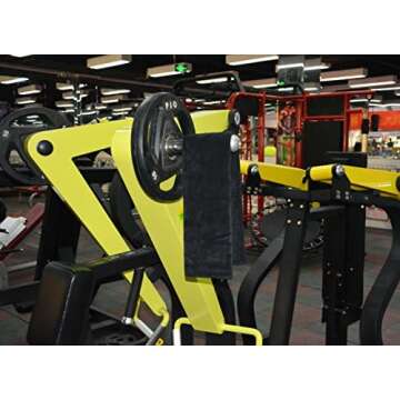 MAYOUTH 16" x 32"Gym Towels for Men & Women Microfiber Sports Towel Set Fast Drying & Absorbent Workout Sweat Towels for Fitness,Yoga, Golf,Camping 3-Pack Gift