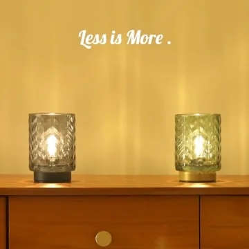 LUSHARBOR Battery Operated Lamp for Stylish Lighting