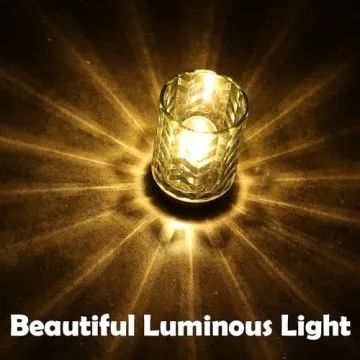 LUSHARBOR Battery Operated Lamp for Stylish Lighting