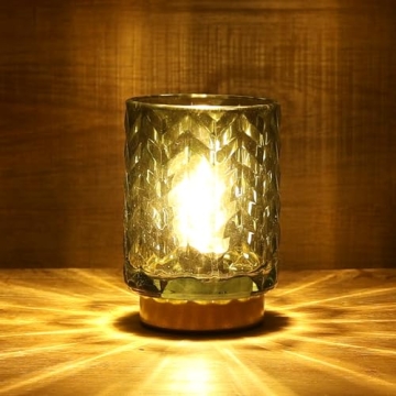 LUSHARBOR Battery Operated Lamp for Stylish Lighting