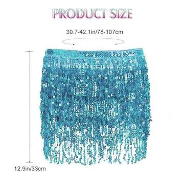 Stunning Victray Sparkly Sequin Skirt for Dance & Parties