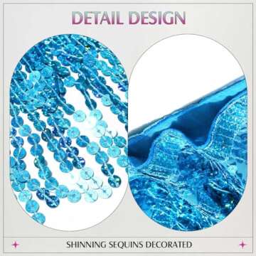 Stunning Victray Sparkly Sequin Skirt for Dance & Parties