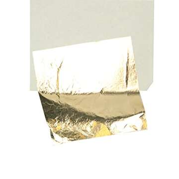 Kirin Gold Sheets Edible 24K for Cake & Arts - 10PCS