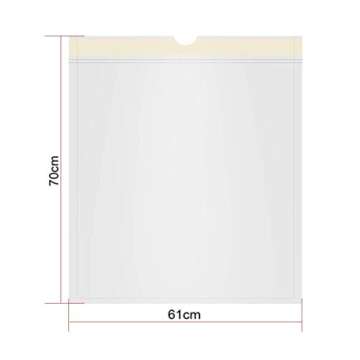 meidong Trash Bags, Garbage Bags 13 Gallon Large Tall Kitchen Drawstring Strong Bags For Trash Can Garbage Bin, 5 Rolls/115 Counts