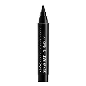 NYX PROFESSIONAL MAKEUP Super Fat Eye Marker, Liquid Eyeliner, Carbon Black
